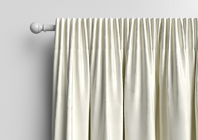 Akoya Faux Silk, Lustre Chalk - Made to Measure Curtains - Image 10